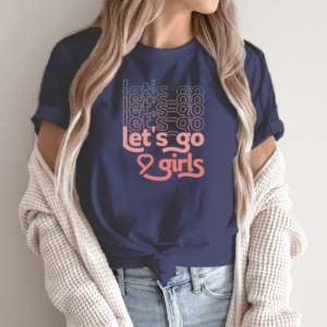 Mergvakario marškinėliai „Let's go Ladies“