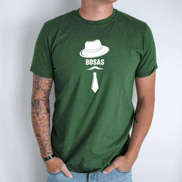 tamsiai-zalia-unisex-marskineliai-su-spauda-ponas-bosas