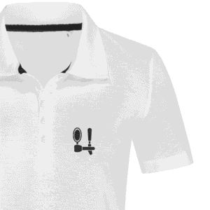 Moteriški polo marškinėliai „Alaus kranelis“