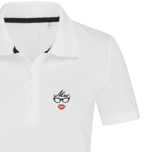 Moteriški polo marškinėliai „Mrs.“