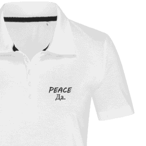 Moteriški polo marškinėliai „Peace Da“