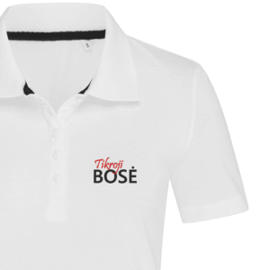 Moteriški polo marškinėliai „Tikroji Bosė“