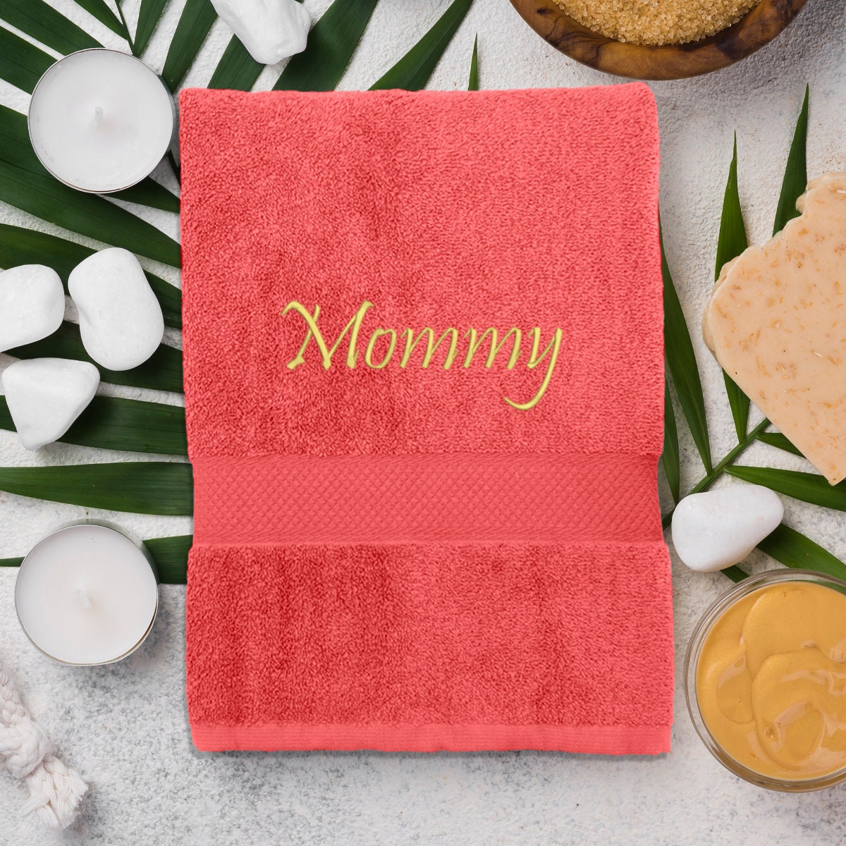 Embroidered Towel “Mommy”