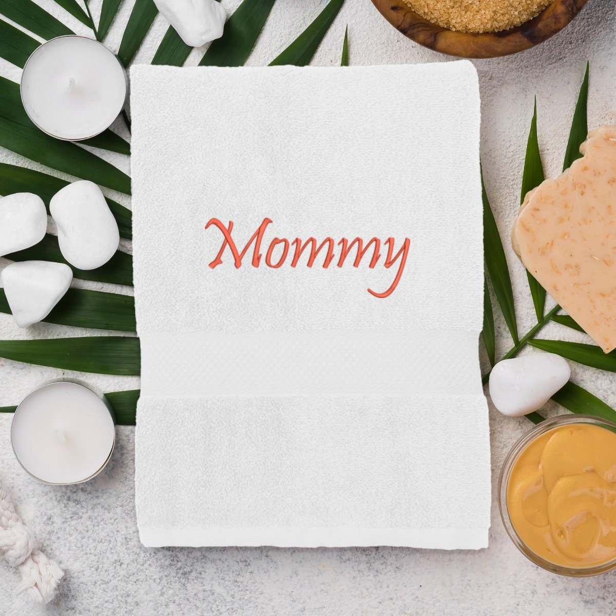 Embroidered Towel “Mommy”