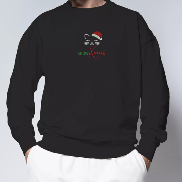 juoda-siuvinetas-unisex-dzemperis-meowy-xmas-2