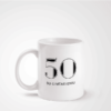 Puodelis „Su gimtadieniu 50“