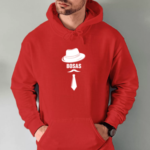 raudona-unisex-dzemperis-su-spauda-ponas-bosas