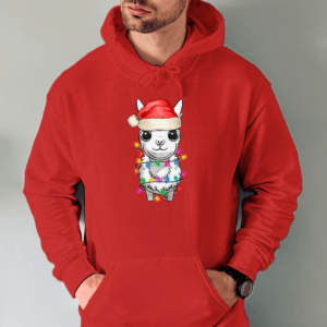 raudona-unisex-dzemperis-su-spauda-sielos-saugotojas