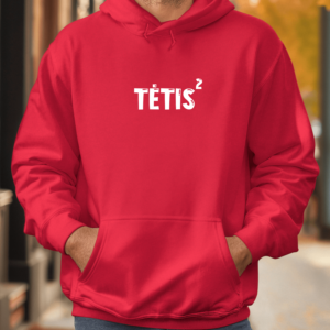 Unisex džemperis su spauda „Tėtis su vaikų skaičiumi“