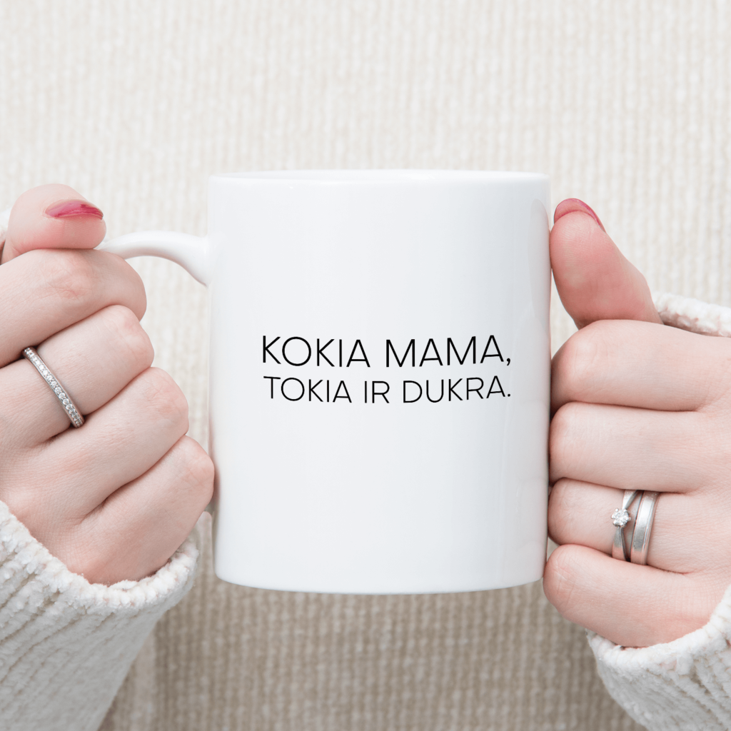 Puodelis „Kokia mama, tokia ir dukra“ | Breto.lt