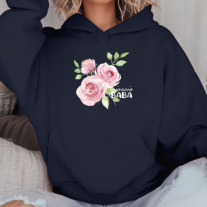 Unisex džemperis su spauda „Geriausia baba“