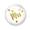 Baltas folinis balionas MRS.