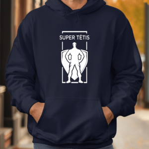 Unisex džemperis su spauda „Super tėtis“