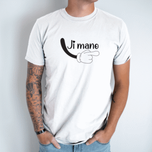 Unisex marškinėliai su spauda „Ji mano“