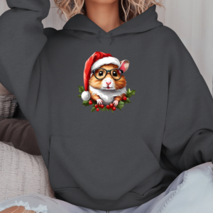 Unisex džemperis su spauda „Kalėdų kramsčiukas“