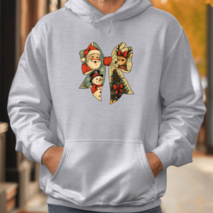 Unisex džemperis su spauda „Nostalgiškos Kalėdos“