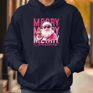 Unisex džemperis su spauda „Linksmos Kalėdų nuotaikos“