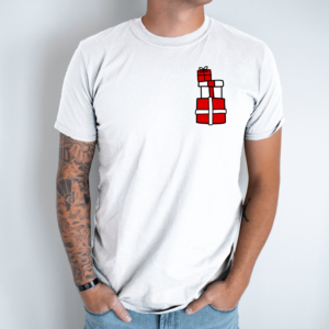 Unisex marškinėliai su spauda „Kalėdinės dovanos“