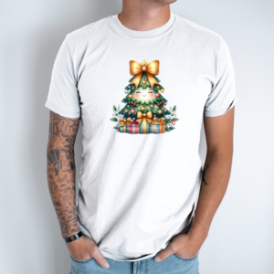 Unisex marškinėliai su spauda „Eglutė Staigmenėlė“