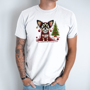 Unisex marškinėliai su spauda „Girliandų sargas“