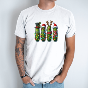 Unisex marškinėliai su spauda „Šventinė stiklainio gauja“