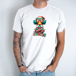 Unisex marškinėliai su spauda „Ugly sweater party“