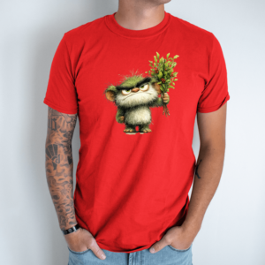 Unisex marškinėliai su spauda „Kalėdų bambeklis“