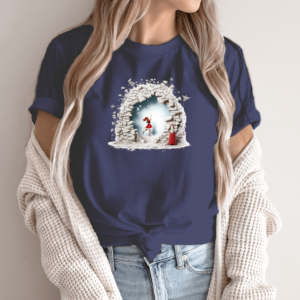 Unisex marškinėliai su spauda „Kalėdų fėja“