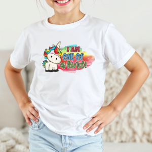 Vaikiški marškinėliai su spauda „Aš vienintelė tokia“