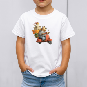 Vaikiški marškinėliai su spauda „Dovanų ekspresas“