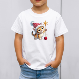 Vaikiški marškinėliai su spauda „Kalėdų nakties burtininkas“