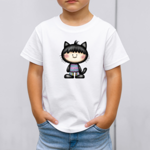 Vaikiški marškinėliai su spauda „Nakties monstriukas“