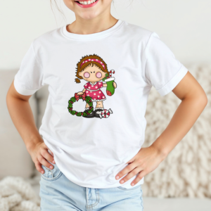 Vaikiški marškinėliai su spauda „Saldainių Džiaugsmas“