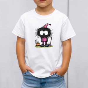 Vaikiški marškinėliai su spauda „Tamsos draugužis“