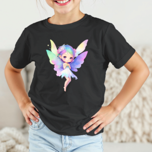 Vaikiški marškinėliai su spauda „Šviesos Fėja“