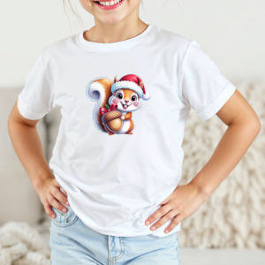 Vaikiški marškinėliai su spauda „Riešutų karalienė per Kalėdas“