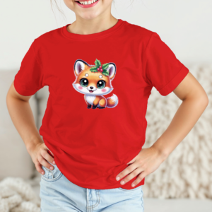 Vaikiški marškinėliai su spauda „Linksmoji laputė“