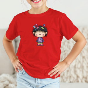 Vaikiški marškinėliai su spauda „Segtukų monstriukas“