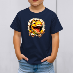 Vaikiški marškinėliai su spauda „Dino Juokdariukas“