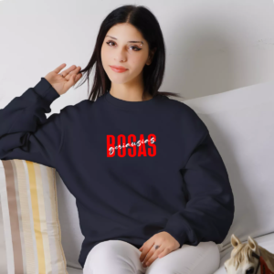 Unisex džemperis su spauda „Geriausias Bosas“