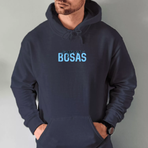 Unisex džemperis su spauda „Super Bosas“