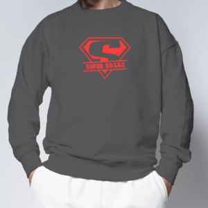 Unisex džemperis su spauda „Super Boss“