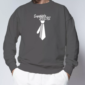 Unisex džemperis su spauda „Superinis Bosas“